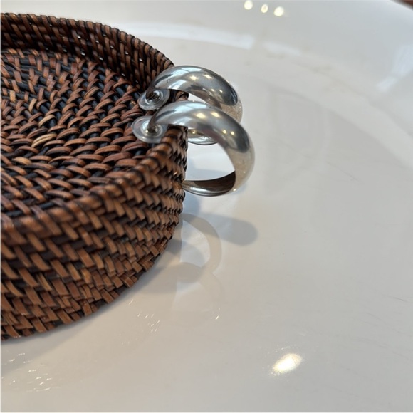 Silver Hoop Earrings - Picture 3 of 11